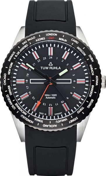 TUW Ruhla Globetrotter 20243-021702 Reloj Automático para hombres Carcasa Maciza TUW Ruhla Globetrotter 20243-021702 Reloj Automático para hombres Carcasa Maciza