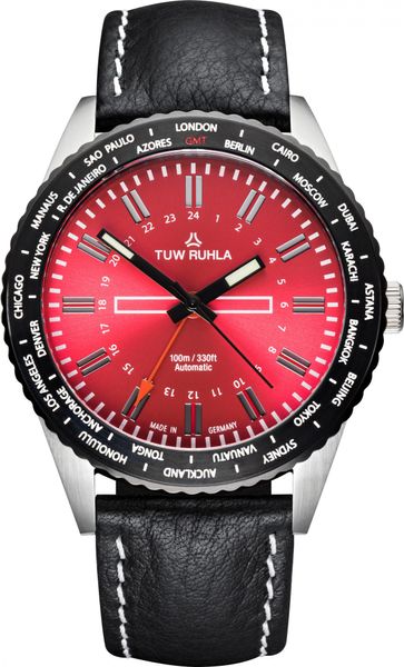 TUW Ruhla Globetrotter 20243-021502 Automatic Mens Watch Solid Case TUW Ruhla Globetrotter 20243-021502 Automatic Mens Watch Solid Case