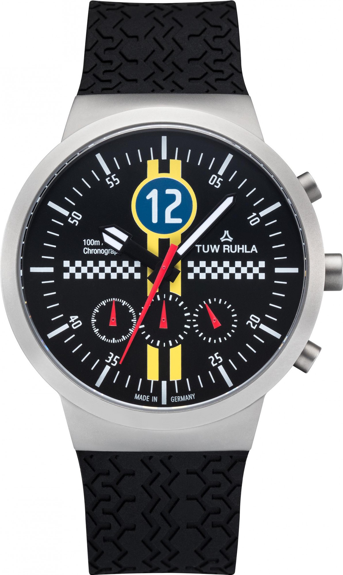 TUW Ruhla Rallye 60842-021702A Mens Chronograph very sporty