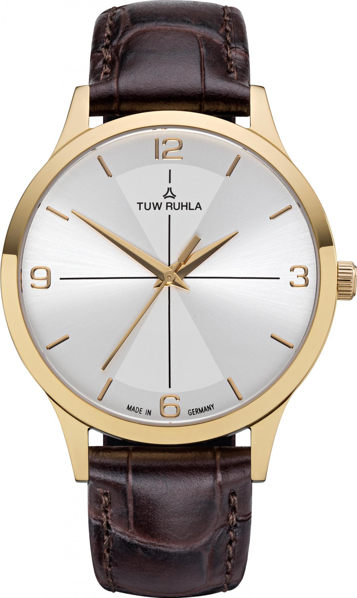 TUW Ruhla 1892 Quarz 40942-013517 Montre-Bracelet pour hommes Classique & Simple