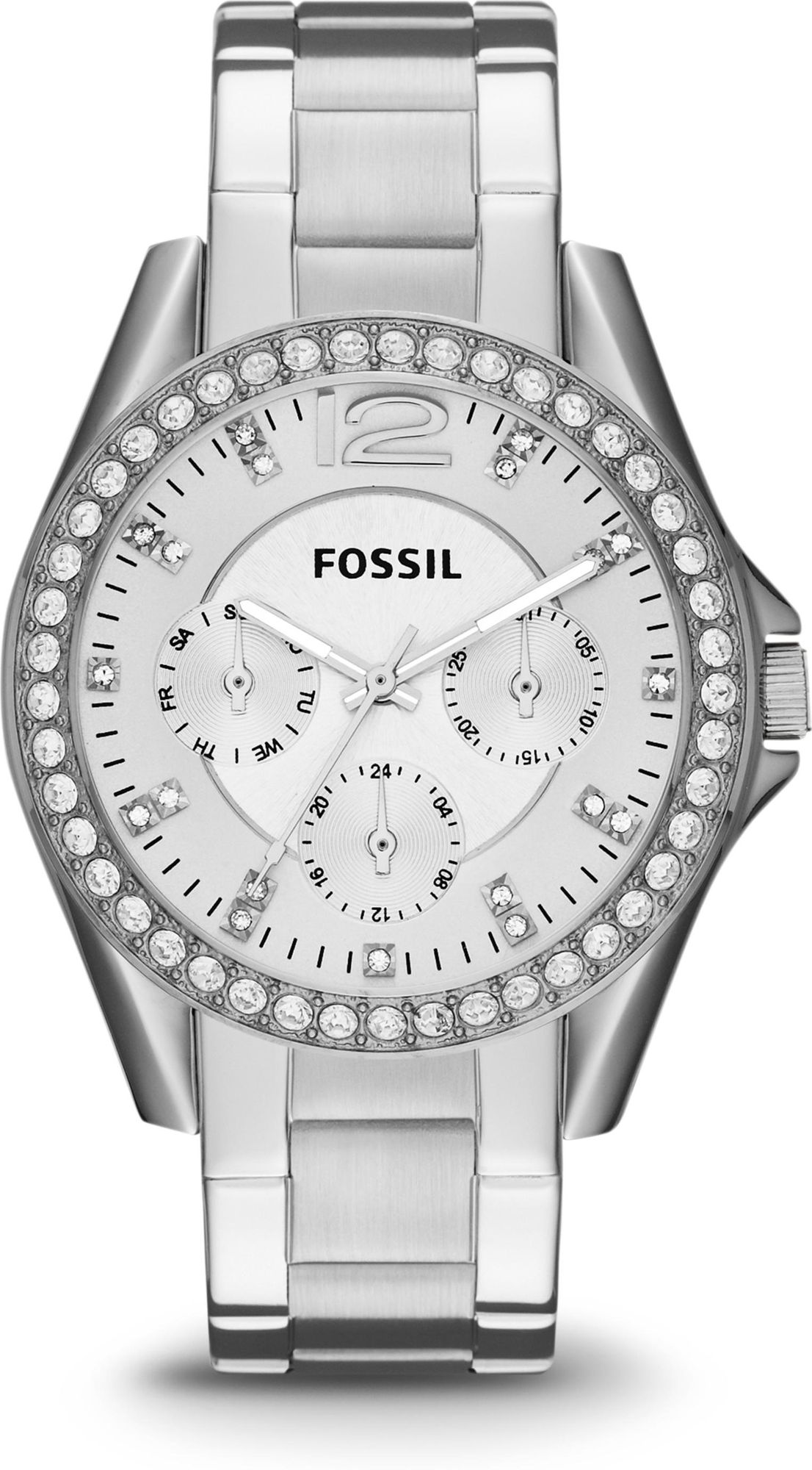 Fossil RILEY ES3202 Montre Bracelet pour femmes Avec des Zircons