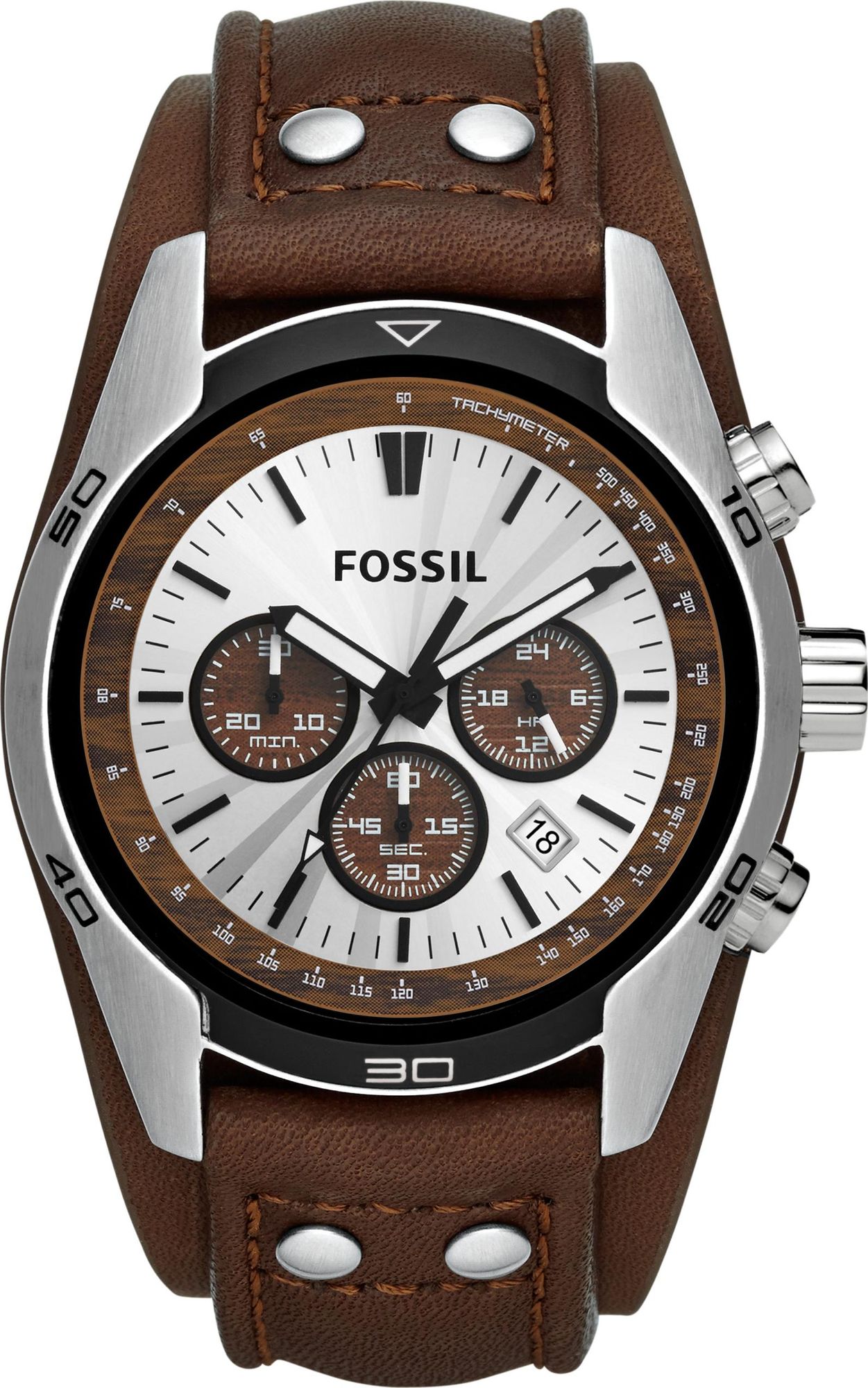 Fossil COACHMAN CH2565 Mens Chronograph Design Highlight