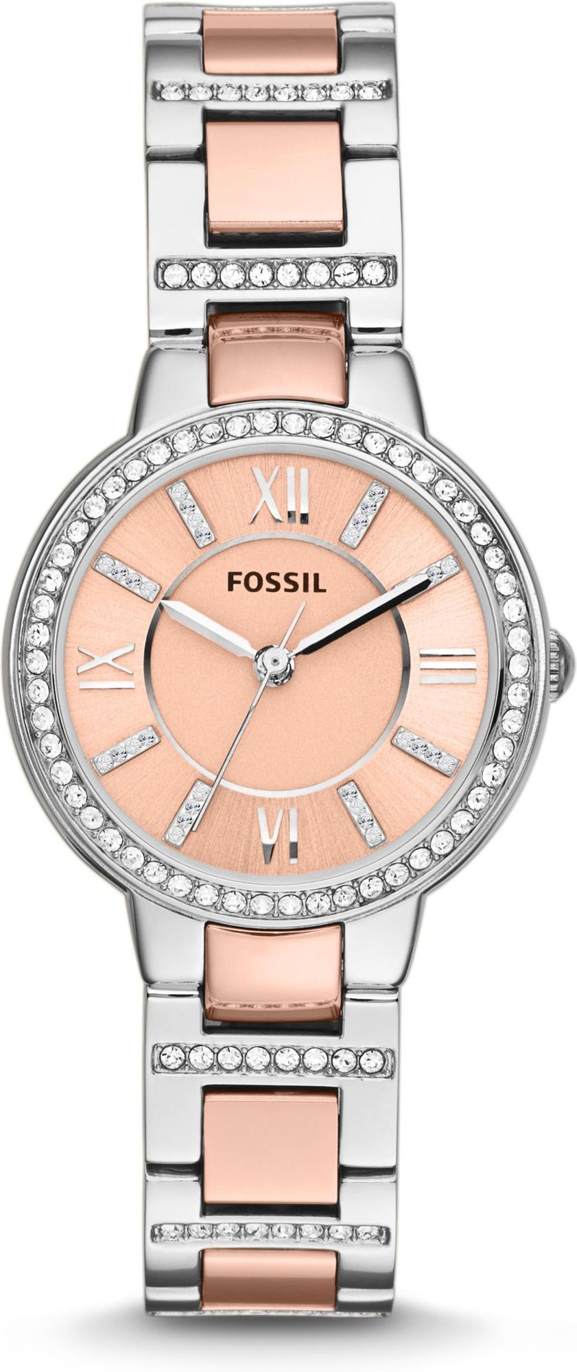 Fossil VIRGINIA ES3405 Damenarmbanduhr Mit Zirkonen