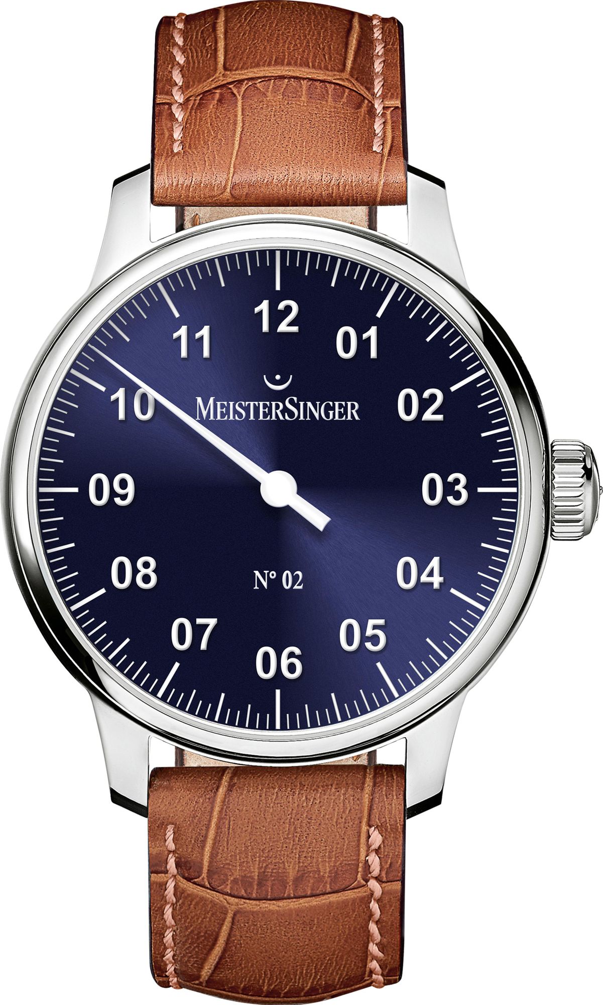 MeisterSinger No 02 AM6608N Elegante Herrenuhr Zeitloses Design