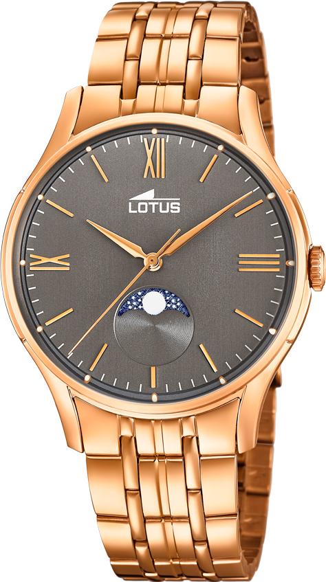 Lotus Klassik 18426/3 Reloj de Pulsera para hombres Indicador de la fase lunar