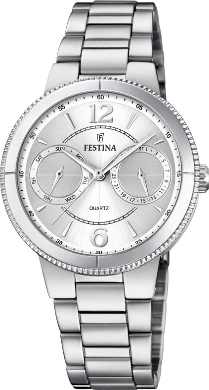 Festina Multifunktion F20206/1 Damenarmbanduhr Klassisch schlicht