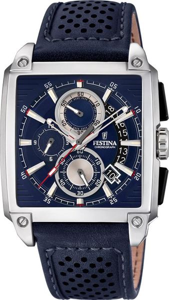 Festina Timeless Chronograph F20265/2 Herrenarmbanduhr Klassisch schlicht