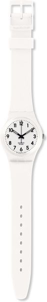 Swatch JUST WHITE SOFT SO28W107-S14 Unisexuhr Design Highlight Swatch JUST WHITE SOFT SO28W107-S14 Unisexuhr Design Highlight