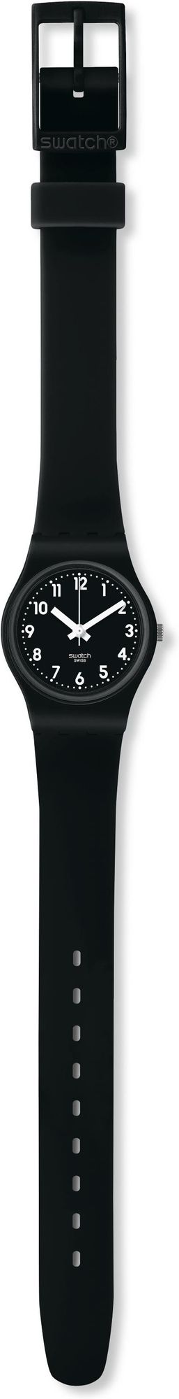 Swatch LADY BLACK SINGLE LB170E Damenarmbanduhr Design Highlight