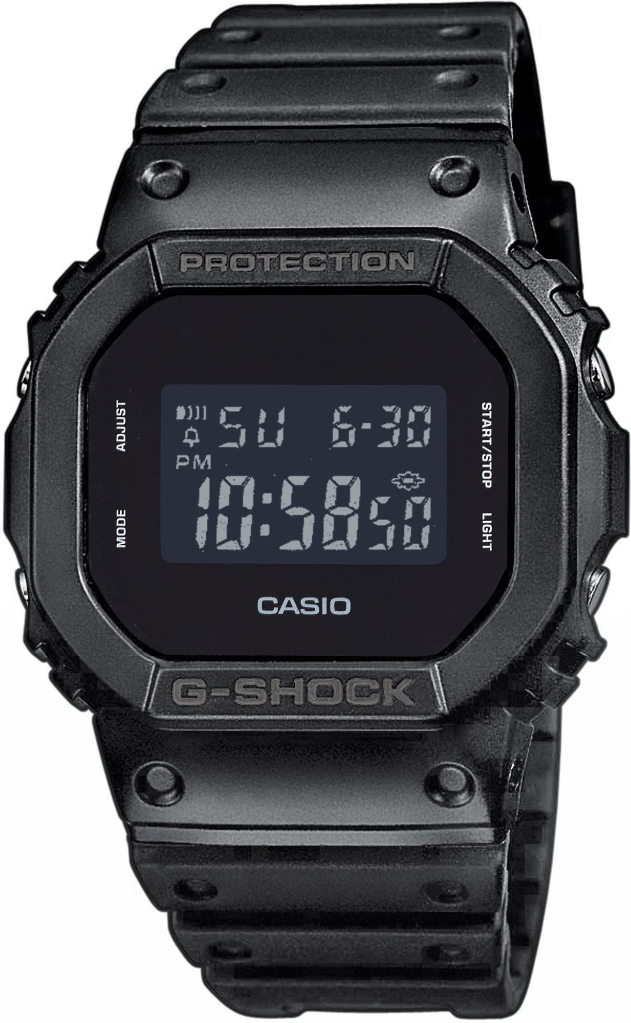 Casio G-Shock G-Classic DW-5600BB-1ER Digitaluhr für Herren stoßresistent