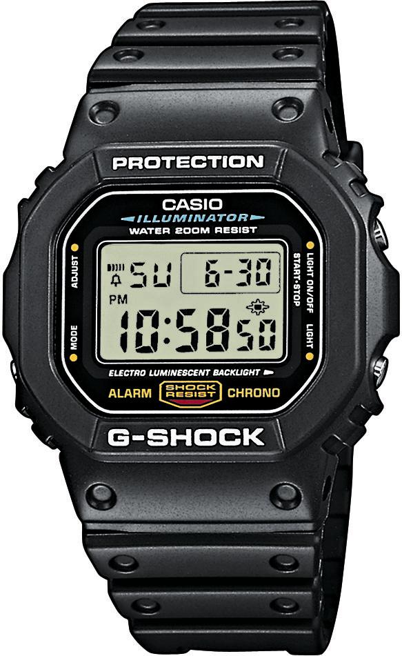 Casio G-Shock G-Classic DW-5600E-1VER Digitaluhr für Herren stoßresistent Casio G-Shock G-Classic DW-5600E-1VER Digitaluhr für Herren stoßresistent