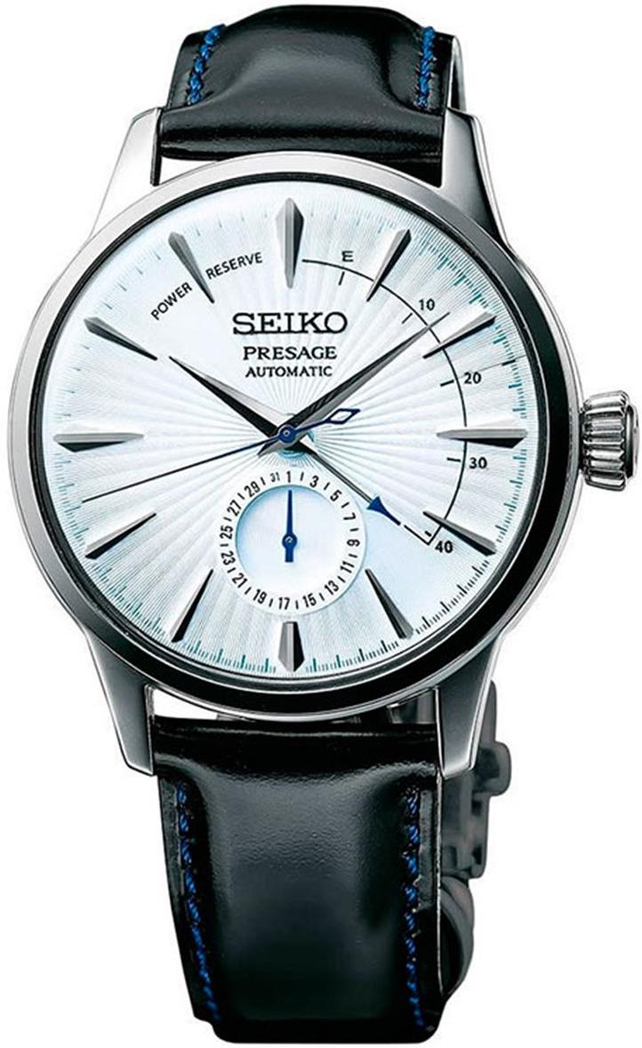 Seiko Presage Cocktail Ice Blue 'Skydiving'Automatik SSA343J1 Herren Automatikuhr Klassisch schlicht