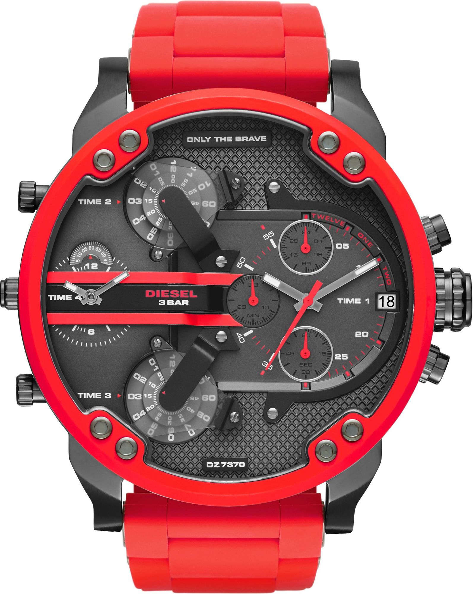 DIESEL MR DADDY 2.0 DZ7370 Chronographe pour homme Écran de Visualisation avec plusieurs niveaux