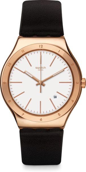 Swatch TIC-BROWN YWG405 Wristwatch for women Swiss Made