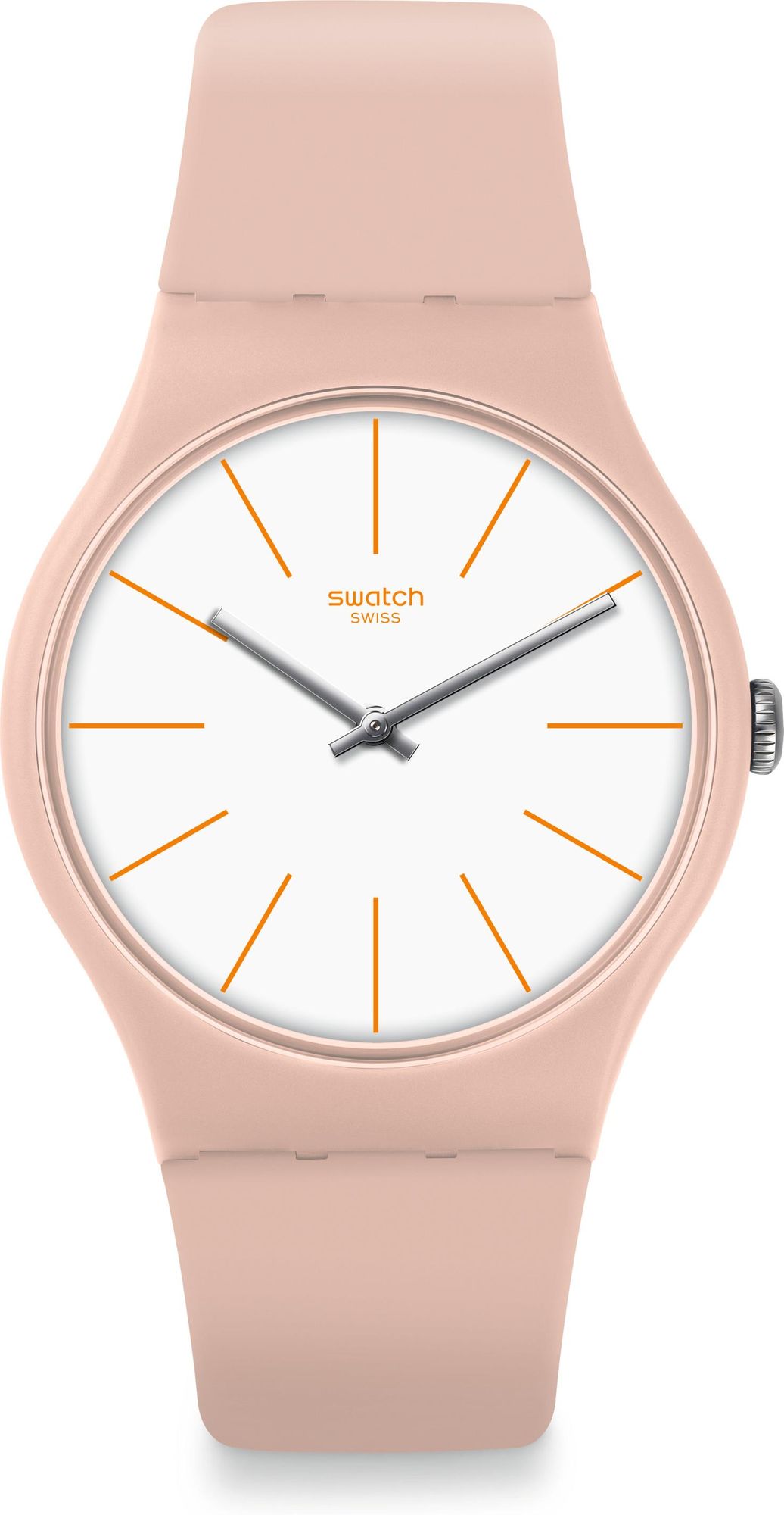 Swatch BEIGESOUNDS SUOT102 Reloj de Pulsera para mujeres Fabricado en Suiza