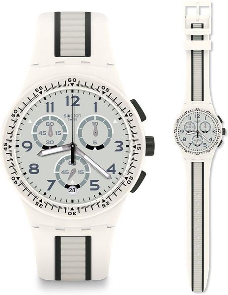 Swatch ESCALATOR SUSW408 Chronographe pour homme Fabriqué en Suisse Swatch ESCALATOR SUSW408 Chronographe pour homme Fabriqué en Suisse