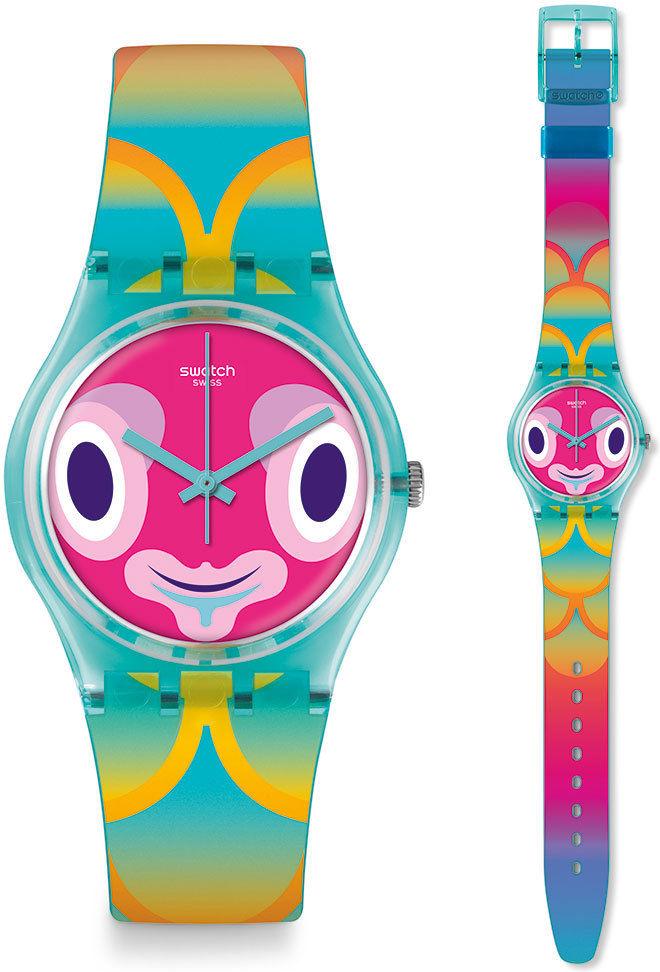 Swatch MR BLUBBY GL120 Reloj unisex Fabricado en Suiza