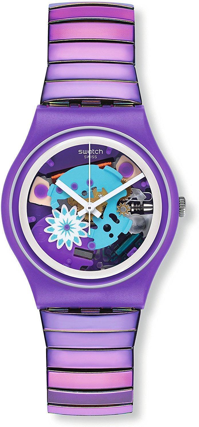 Swatch FLOWERFLEX L GV129A Reloj de Pulsera para mujeres Fabricado en Suiza