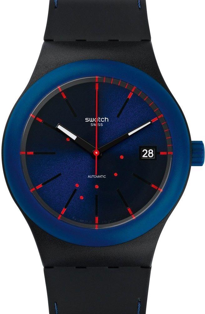 Swatch SISTEM NOTTE SUTB403 Automatik Armbanduhr Swiss Made