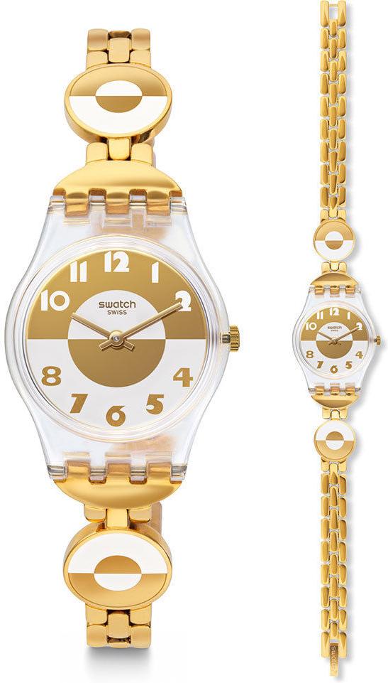 Swatch MASTERGLAM LK369G Reloj de Pulsera para mujeres Fabricado en Suiza