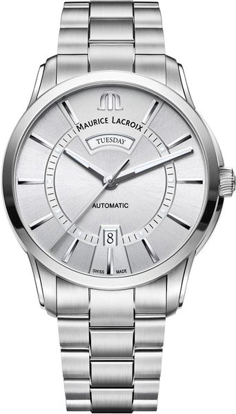 Maurice Lacroix PONTOS DAY DATE PT6358-SS002-130-1 Herren Automatikuhr Klassisch schlicht Maurice Lacroix PONTOS DAY DATE PT6358-SS002-130-1 Herren Automatikuhr Klassisch schlicht