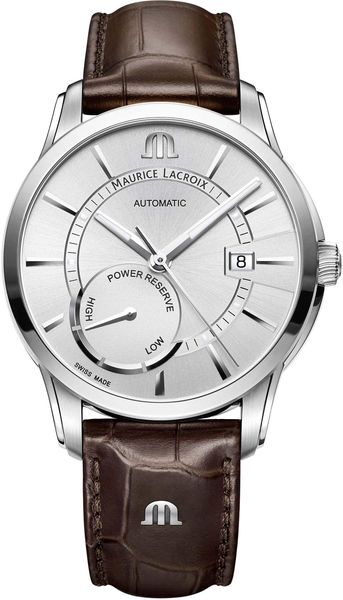 Maurice Lacroix PONTOS POWER RESERVE PT6368-SS001-130-1 Herren Automatikuhr Klassisch schlicht Maurice Lacroix PONTOS POWER RESERVE PT6368-SS001-130-1 Herren Automatikuhr Klassisch schlicht