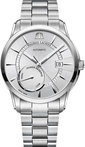 Maurice Lacroix PONTOS POWER RESERVE PT6368-SS002-130-1 Herren Automatikuhr Klassisch schlicht Maurice Lacroix PONTOS POWER RESERVE PT6368-SS002-130-1 Herren Automatikuhr Klassisch schlicht