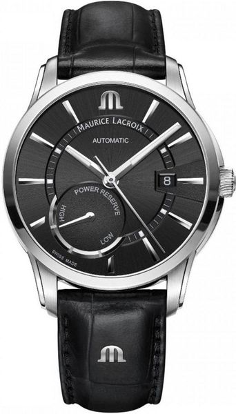 Maurice Lacroix PONTOS POWER RESERVE PT6368-SS001-330-1 Herren Automatikuhr Klassisch schlicht Maurice Lacroix PONTOS POWER RESERVE PT6368-SS001-330-1 Herren Automatikuhr Klassisch schlicht