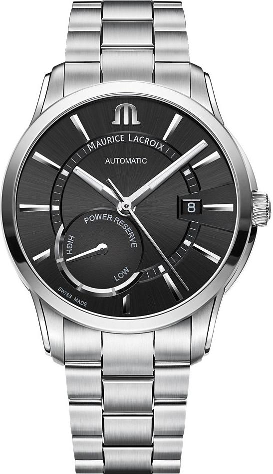 Maurice Lacroix PONTOS POWER RESERVE PT6368-SS002-330-1 Montre Automatique pour hommes Classique & Simple