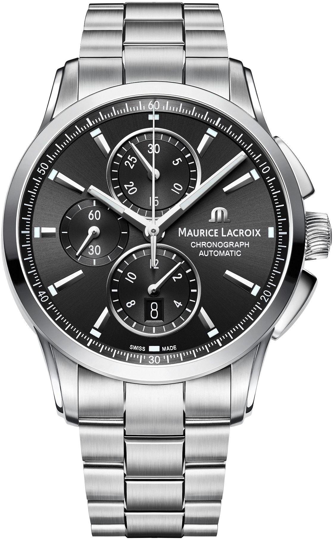 Maurice Lacroix Pontos PT6388-SS002-330-1 Cronografo automatico uomo Cassa solida