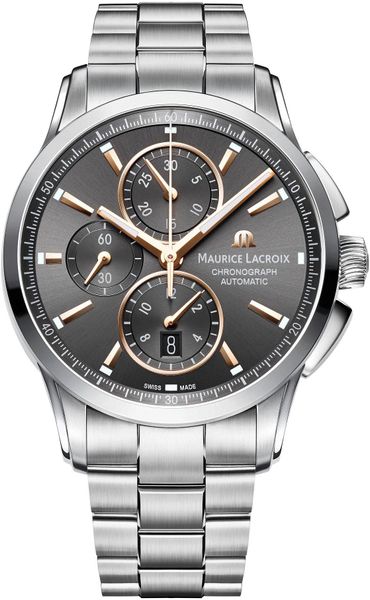 Maurice Lacroix Pontos PT6388-SS002-331-1 Cronografo automatico uomo Cassa solida