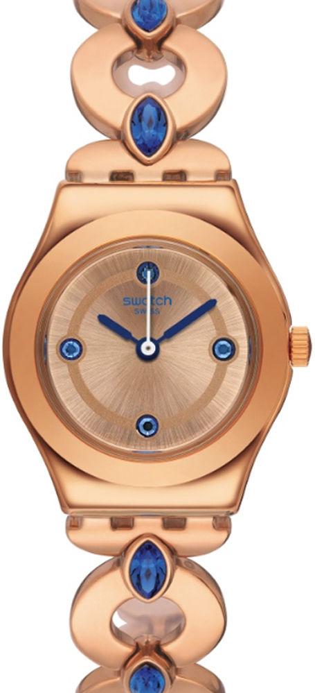 Swatch GOLDENLINKINGS YSG148G Orologio da polso donna Swiss Made