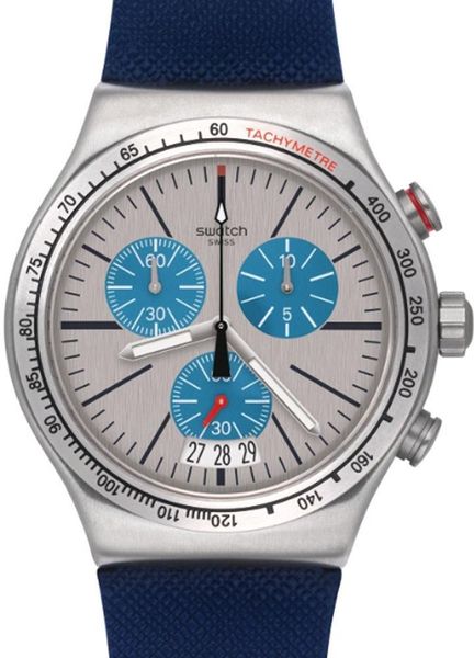 Swatch BLAU ME ON YVS435 Cronógrafo para hombres Fabricado en Suiza