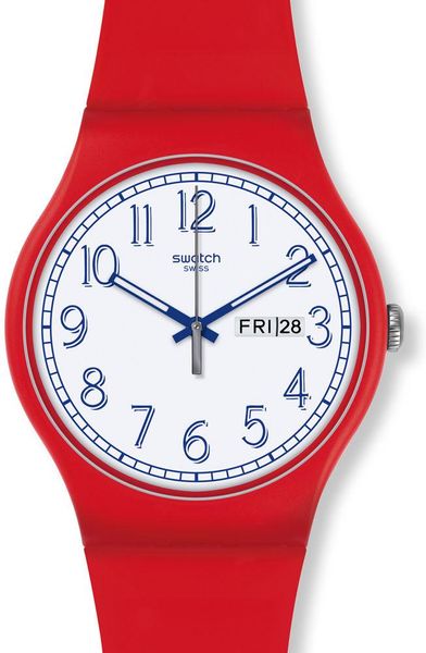 Swatch RED ME UP SUOR707 Reloj unisex Fabricado en Suiza Swatch RED ME UP SUOR707 Reloj unisex Fabricado en Suiza
