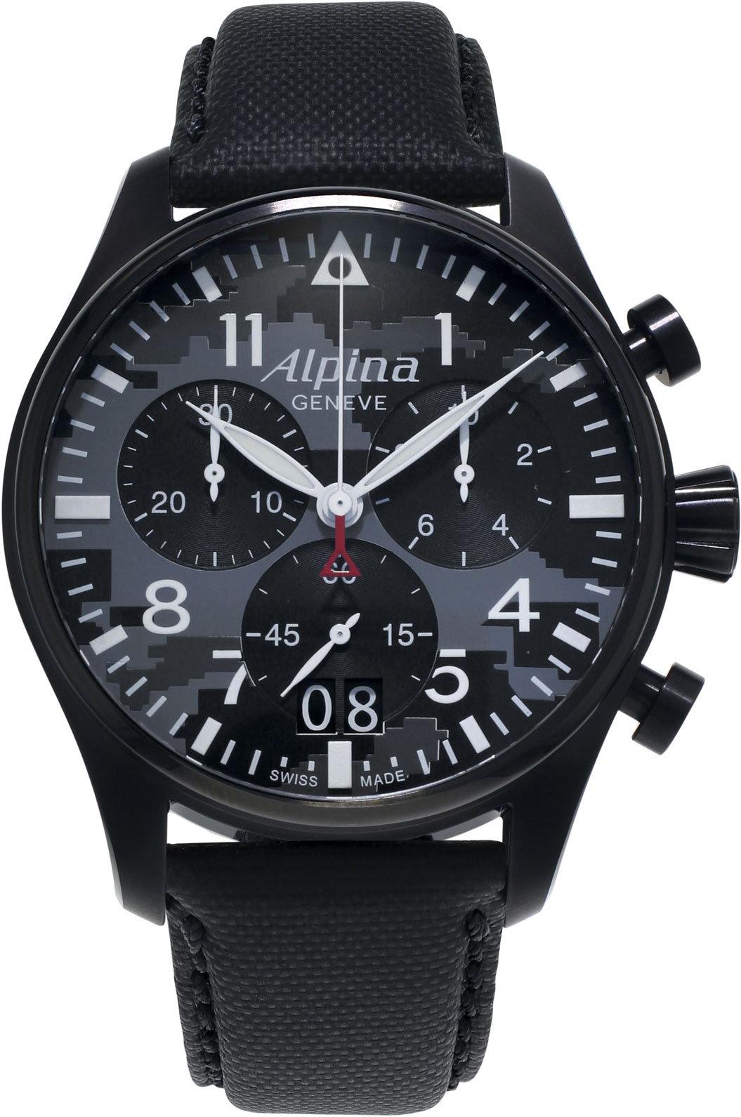 Alpina Geneve Startimer Pilot AL-372BMLY4FBS6 Herrenchronograph Fliegeruhr