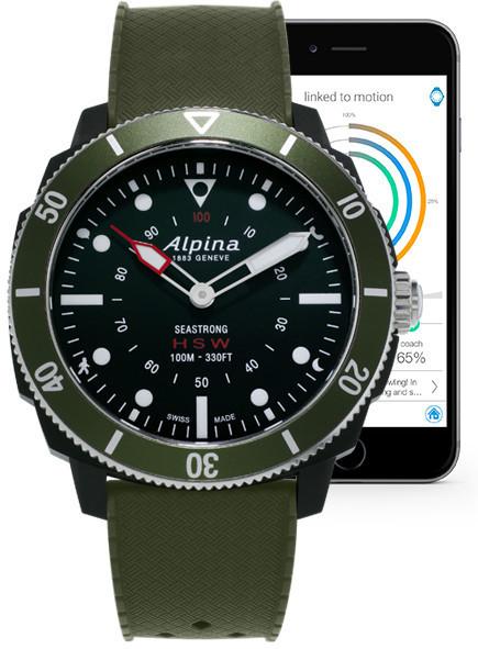 Alpina Geneve Seastrong HSW AL-282LBGR4V6 Smartwatch