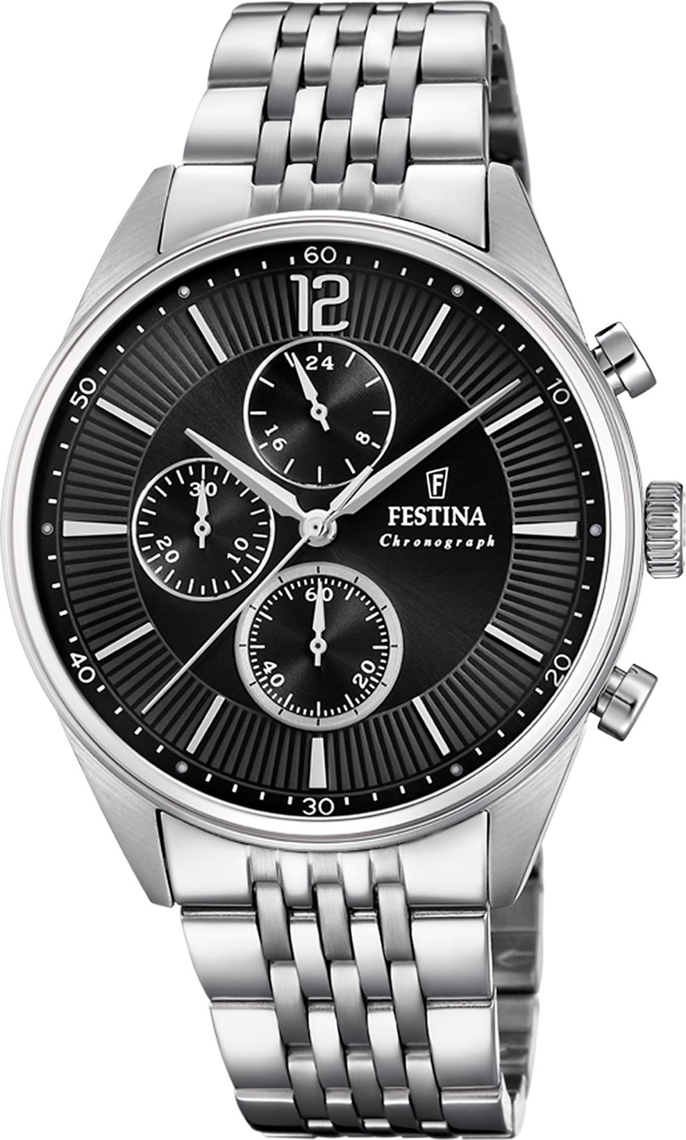 Festina Timeless Chronograph F20285/4 Cronógrafo para hombres muy deportivo