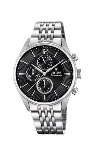 Festina Timeless Chronograph F20285/4 Cronógrafo para hombres muy deportivo Festina Timeless Chronograph F20285/4 Cronógrafo para hombres muy deportivo