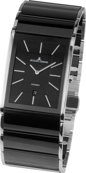 Jacques Lemans Dublin 1-1939A Reloj de Pulsera para hombres Con elementos de cerámica Jacques Lemans Dublin 1-1939A Reloj de Pulsera para hombres Con elementos de cerámica