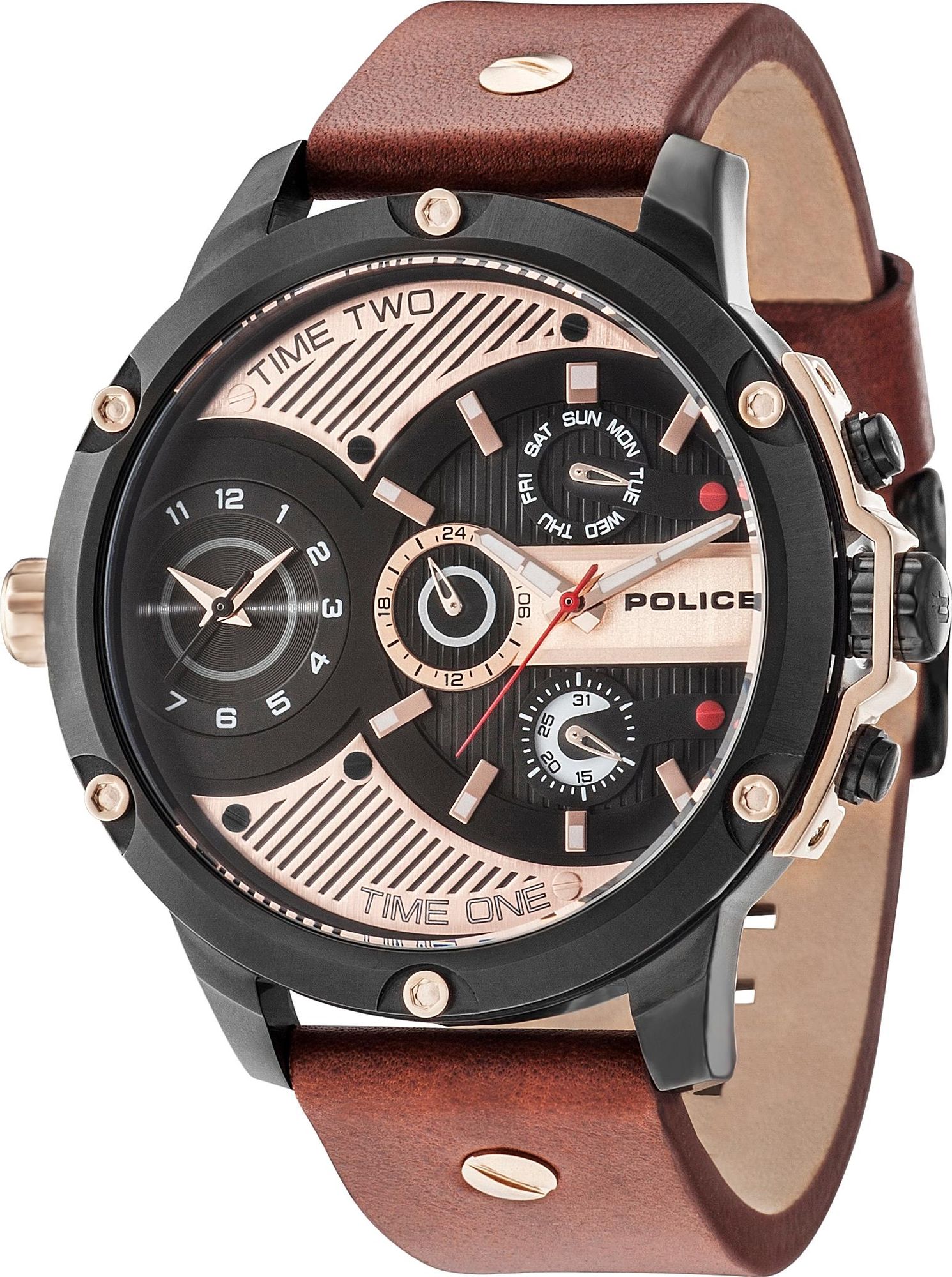 Police LEADER PL15049JSB.02 Montre-Bracelet pour hommes