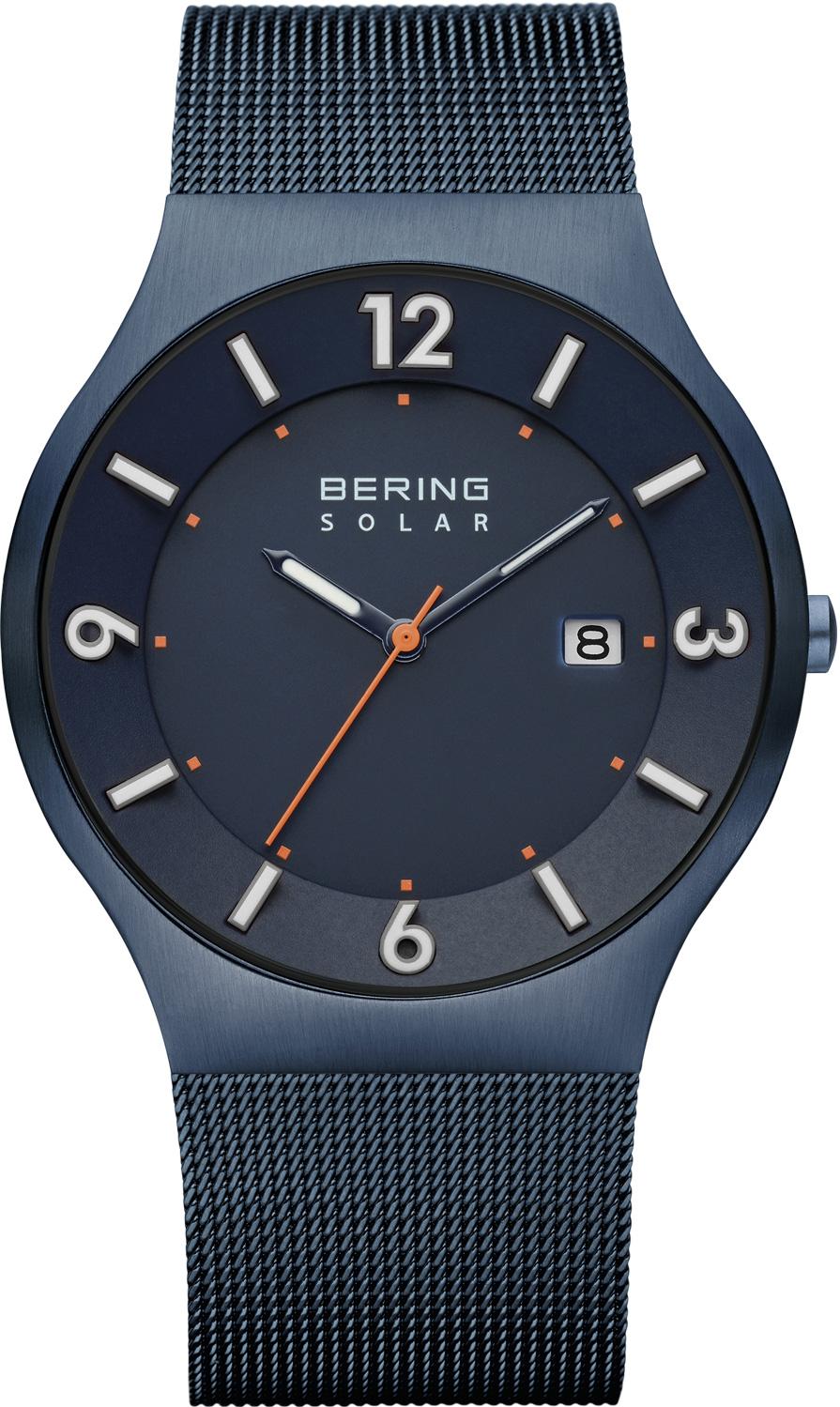 Bering Slim Solar 14440-393 Heren armbandhorloge