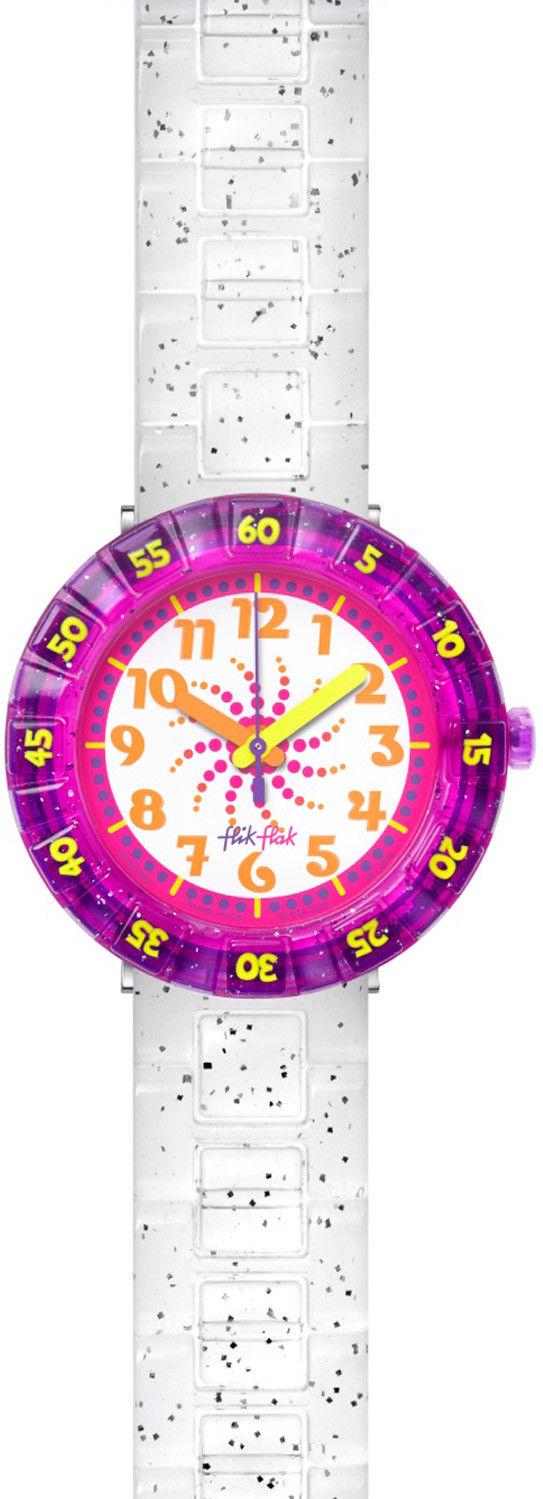 Flik Flak SWIRLY GLITTER FCSP034 Kinderhorloge