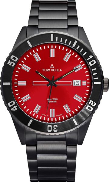 TUW Ruhla Globetrotter 20243-042102-I Orologio automatico uomo Cassa solida TUW Ruhla Globetrotter 20243-042102-I Orologio automatico uomo Cassa solida