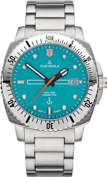 TUW Ruhla Kampftaucher 10443-051101-I Orologio automatico uomo Orologio da immersione TUW Ruhla Kampftaucher 10443-051101-I Orologio automatico uomo Orologio da immersione