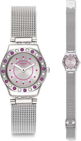 Swatch MECHE ROSE YSS319M Wristwatch for women With crystals Swatch MECHE ROSE YSS319M Wristwatch for women With crystals