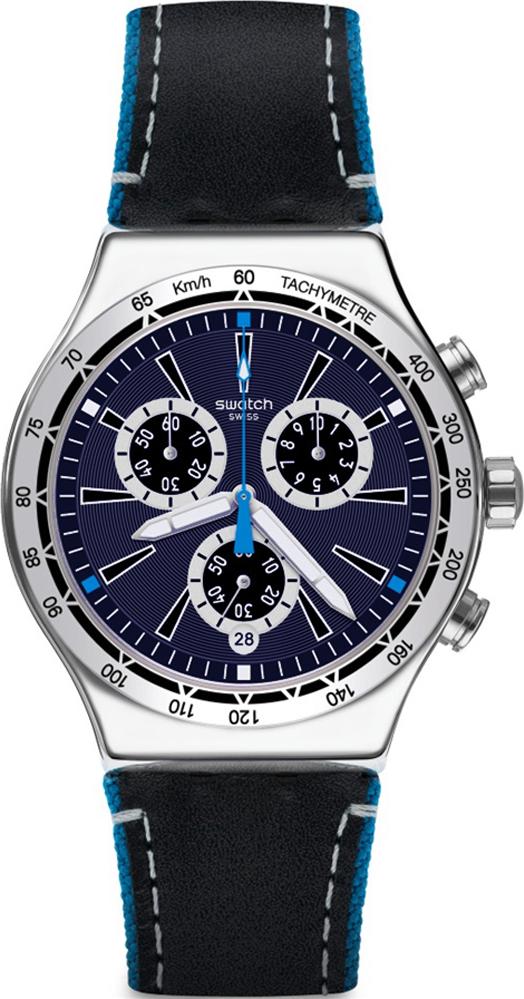 Swatch BLUE DETAILS YVS442 Herrenchronograph Sehr Sportlich