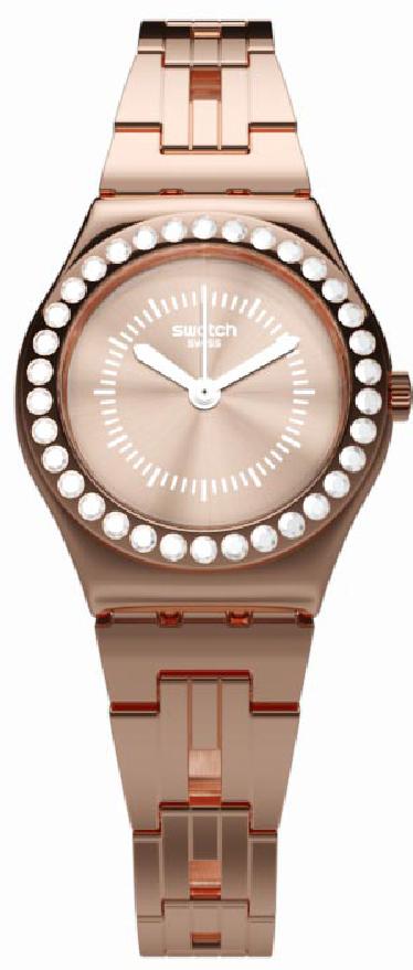 Swatch KIROYAL YSG154G Damenarmbanduhr Mit Zirkonen