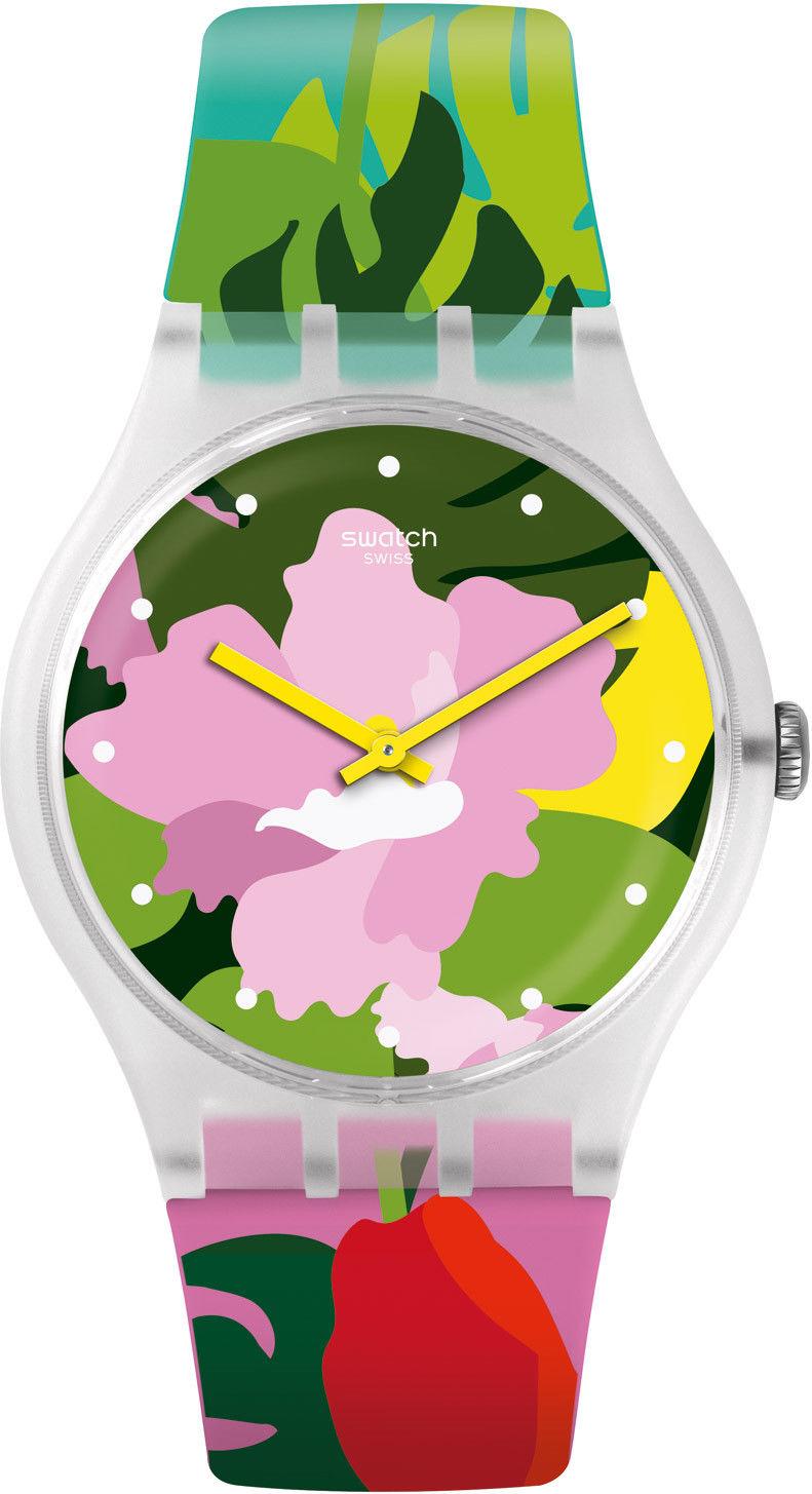 Swatch TROPICAL GARDEN SUOK132 Dames armbandhorloge