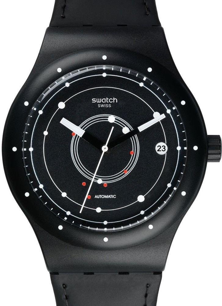 Swatch SISTEM BLACK SUTB400 Herren Automatikuhr Sehr Elegant