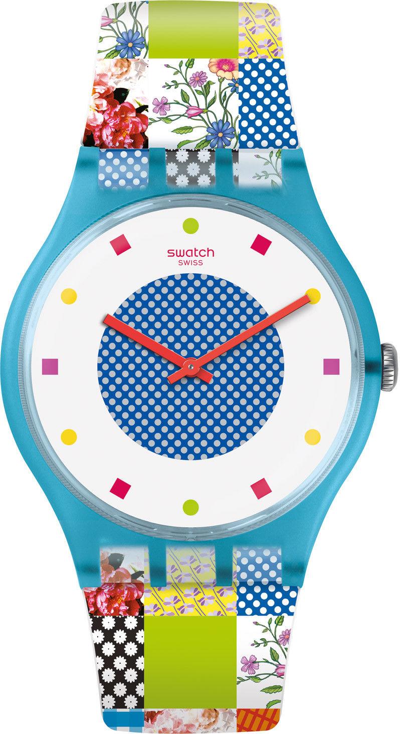 Swatch QUILTED TIME SUOS108 Damenarmbanduhr